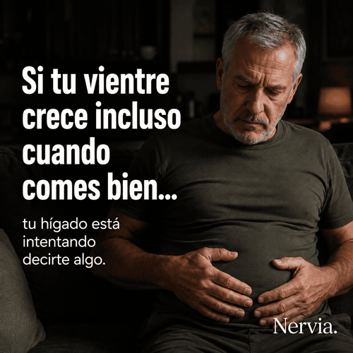 Nervia™ Drenaje Hepático — Desbloquea la red linfática de tu hígado