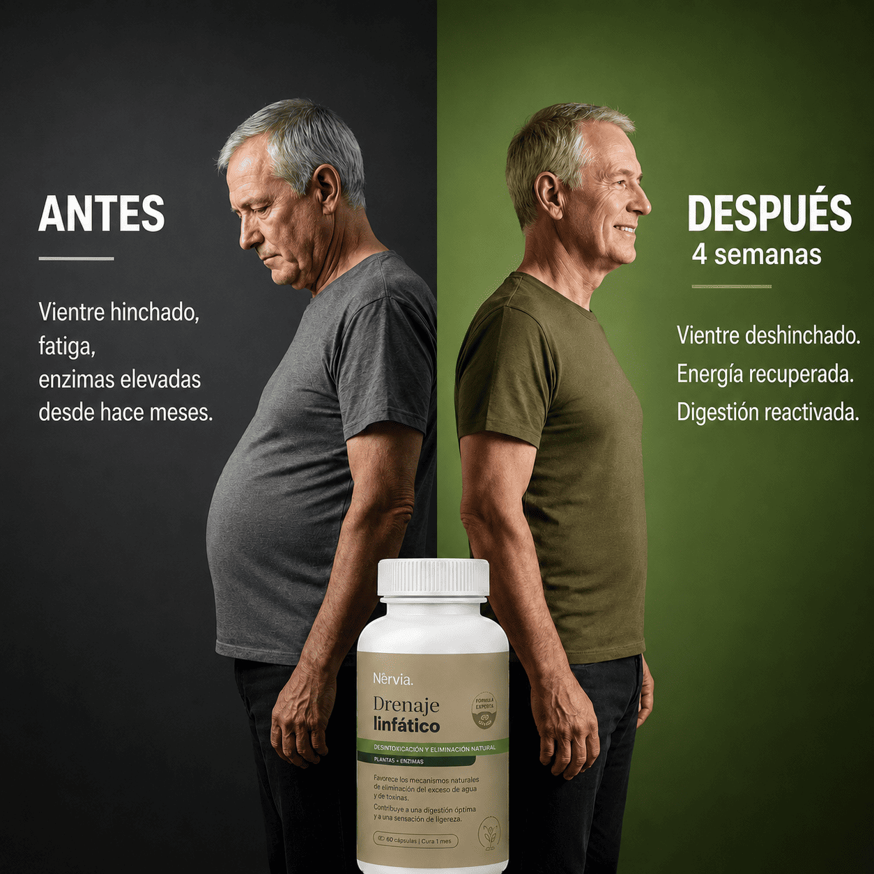 Nervia™ Drenaje Hepático — Desbloquea la red linfática de tu hígado