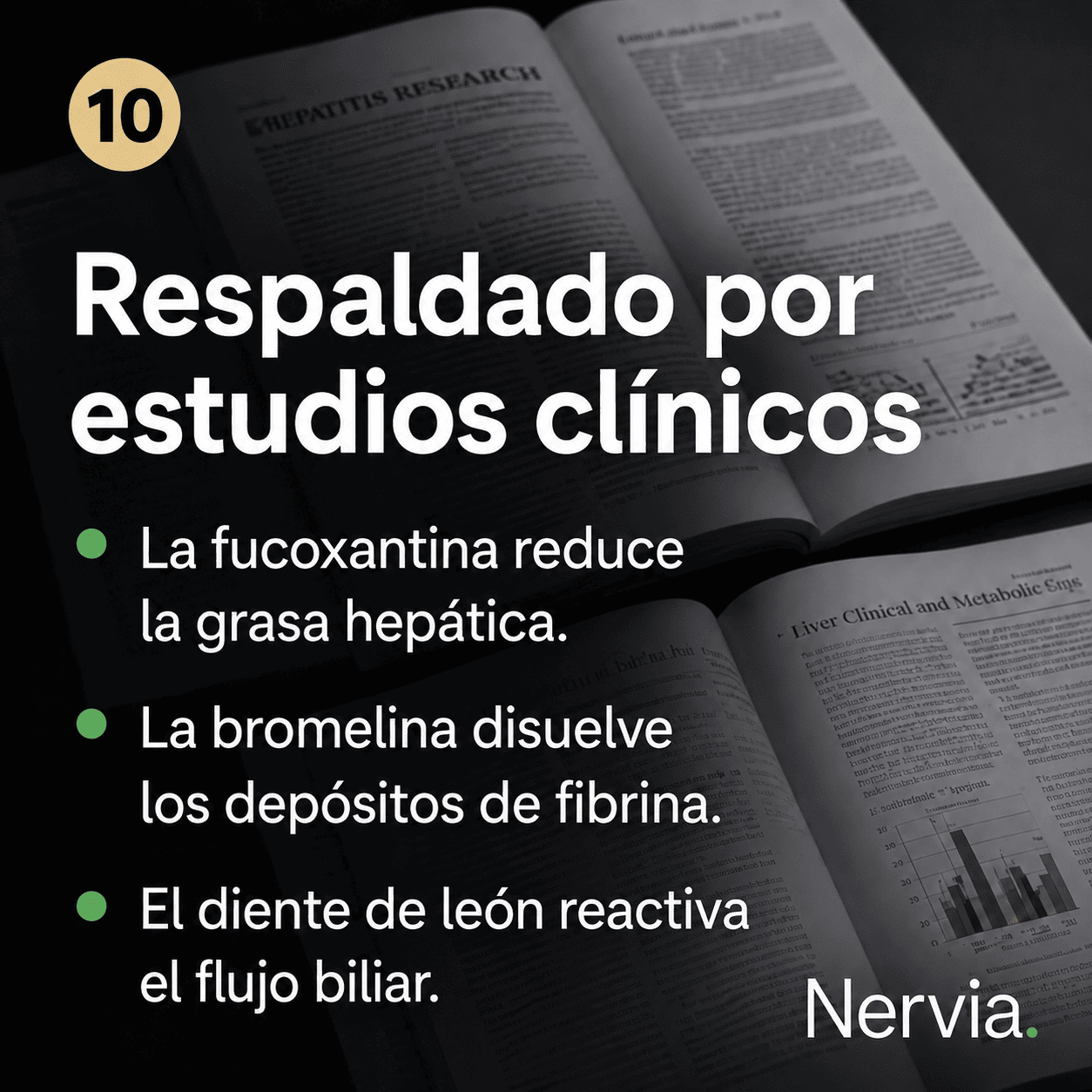 Nervia™ Drenaje Hepático — Desbloquea la red linfática de tu hígado