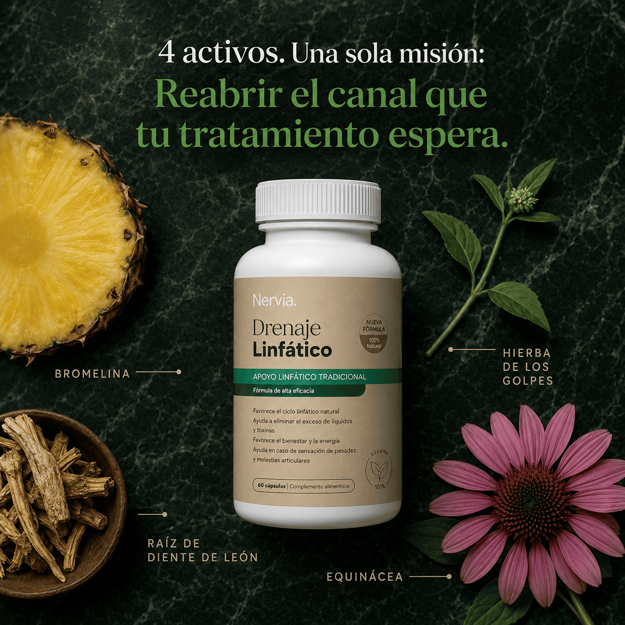Nervia™ Drenaje Tiroideo — Desbloquea la red linfática que rodea tu tiroides