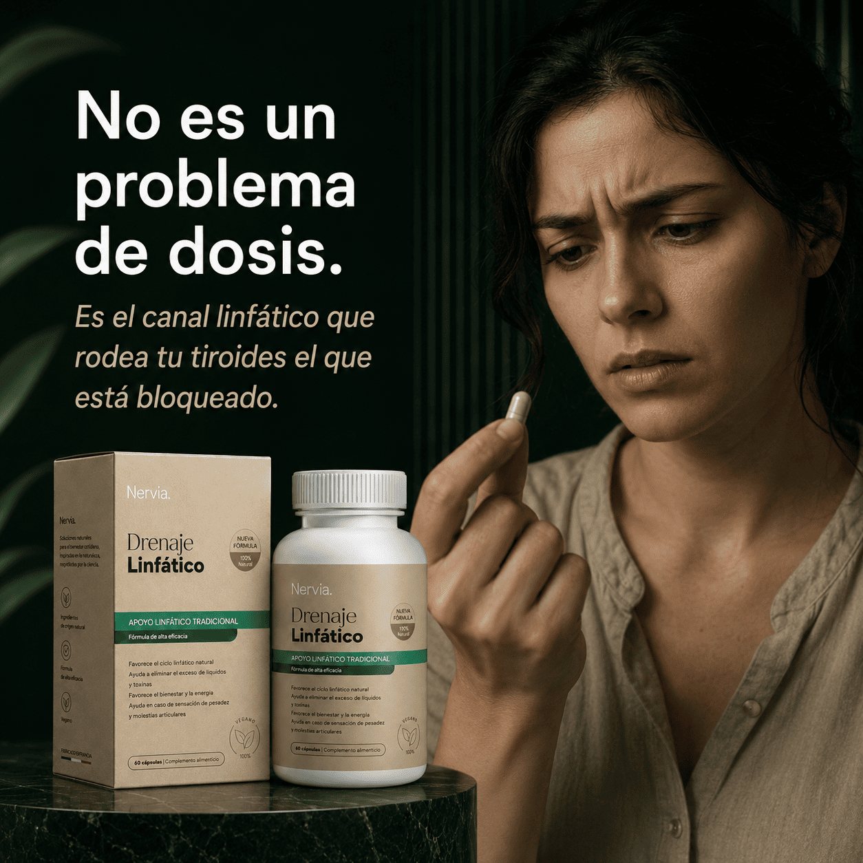 Nervia™ Drenaje Tiroideo — Desbloquea la red linfática que rodea tu tiroides
