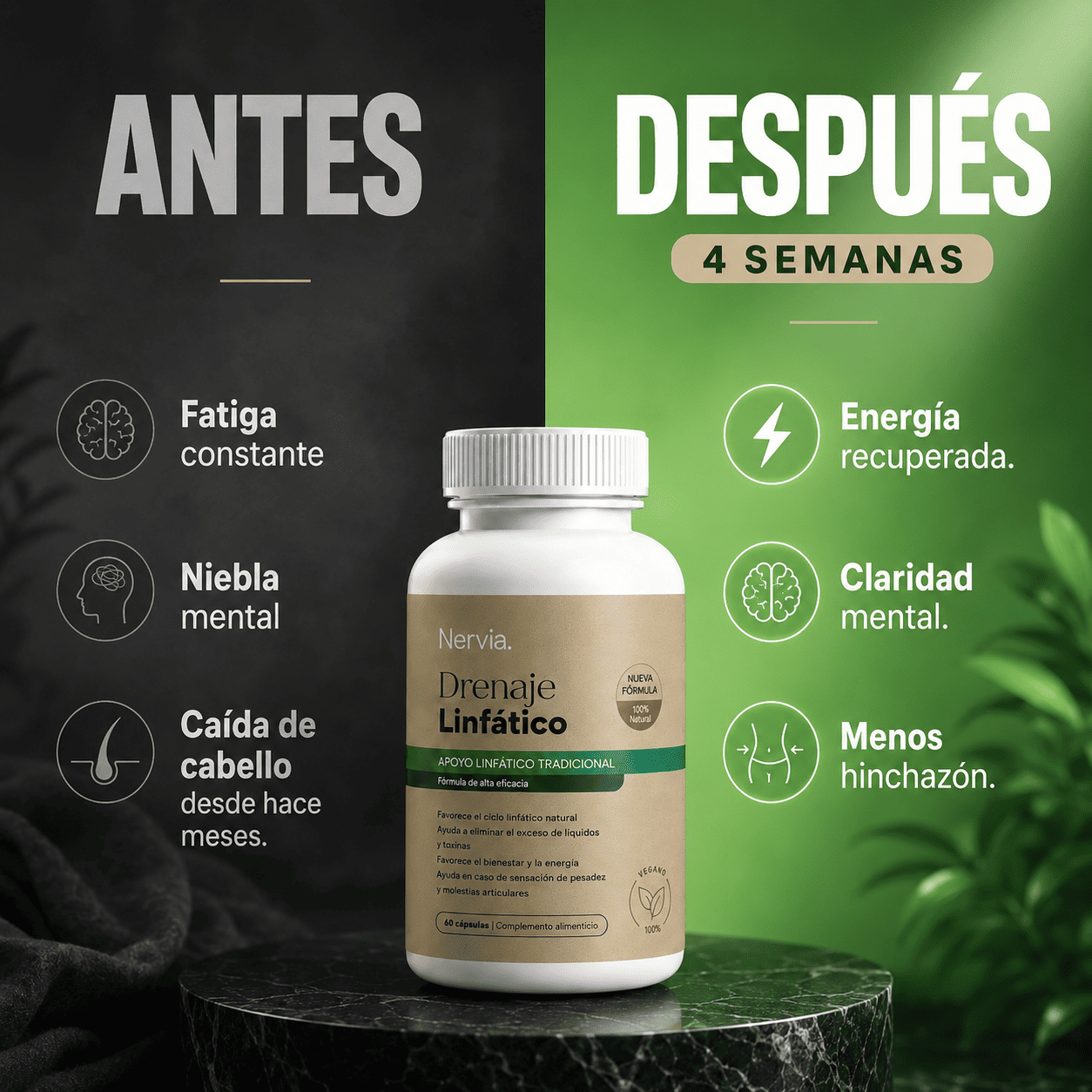 Nervia™ Drenaje Tiroideo — Desbloquea la red linfática que rodea tu tiroides