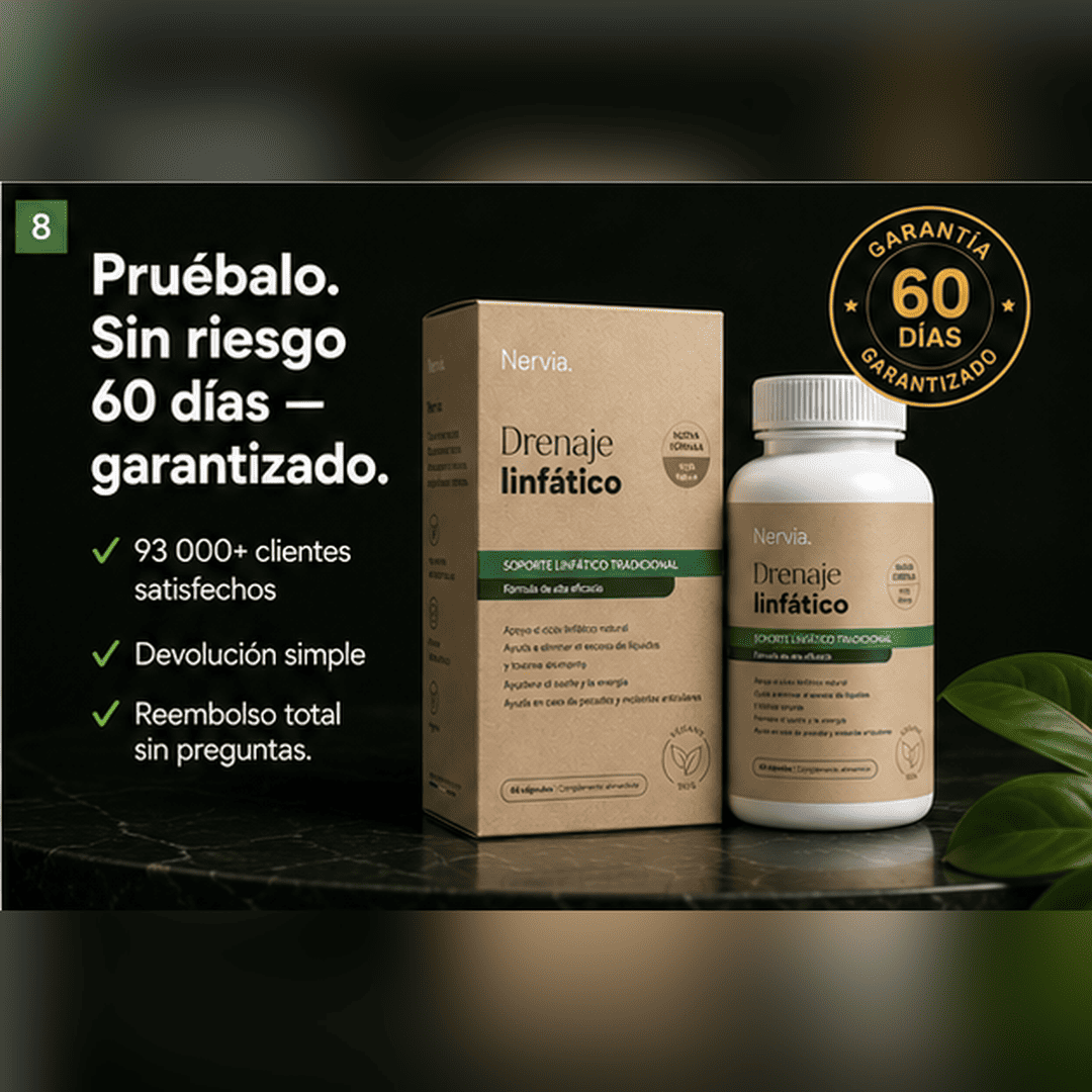 Nervia™ Drenaje Renal — Desbloquea la red linfática que rodea tus riñones